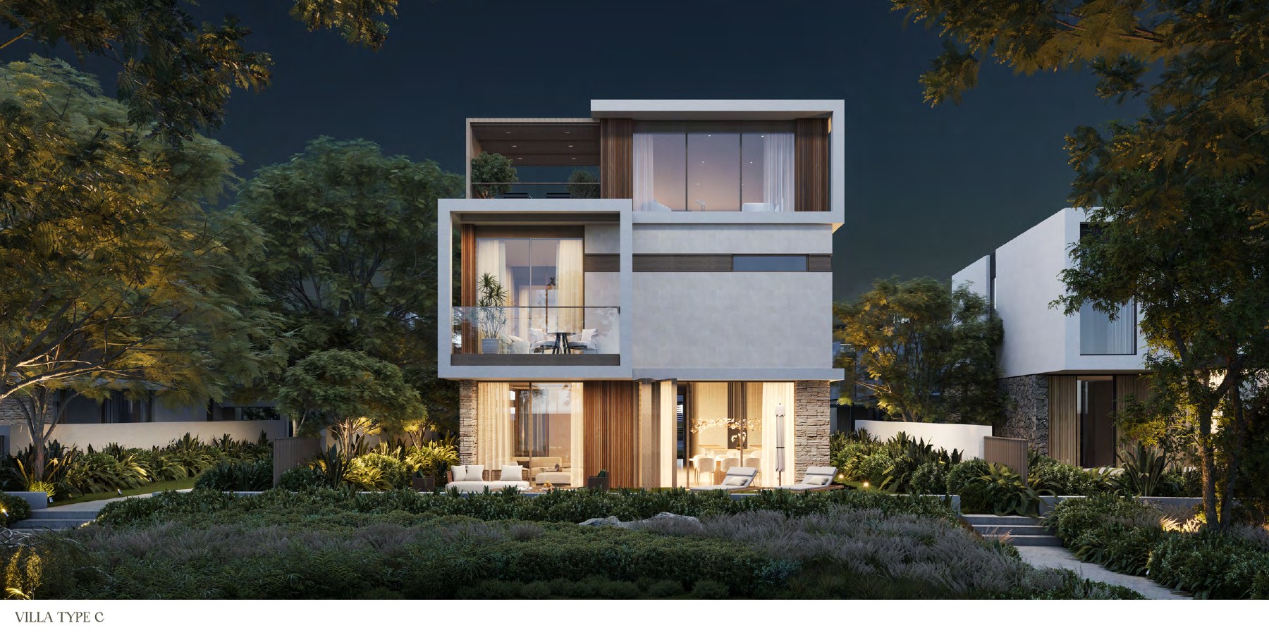 Villa Type C - Garden perspective