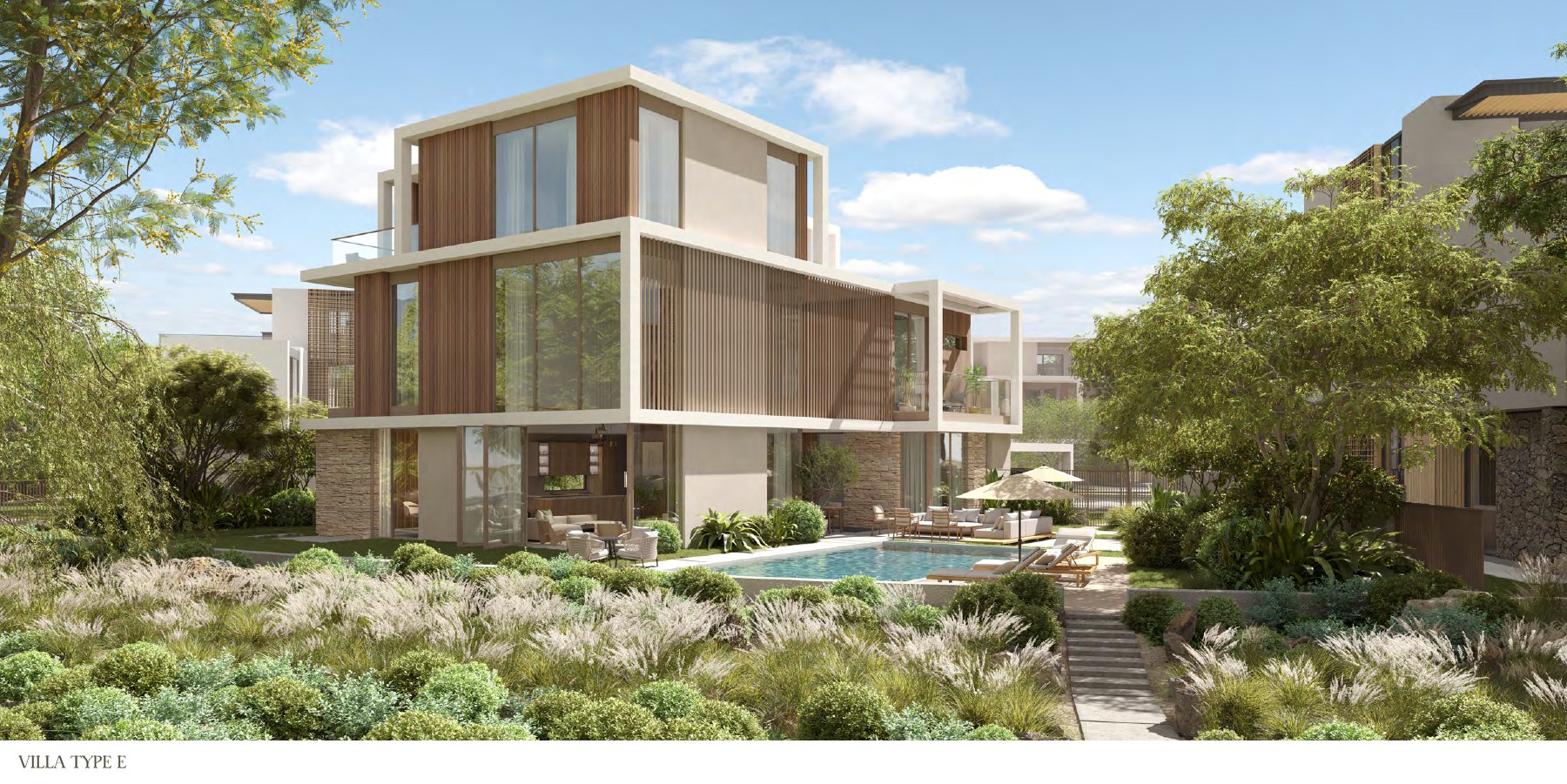 Villa Type F - Landscape perspective